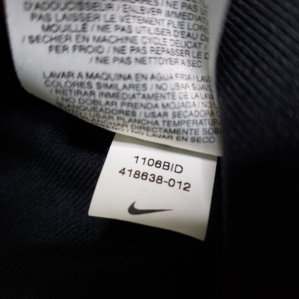 Nike Tech Pants Large Black White Track Fleece Zip Ankle Athletic Basketball Gym - Picture 14 of 14